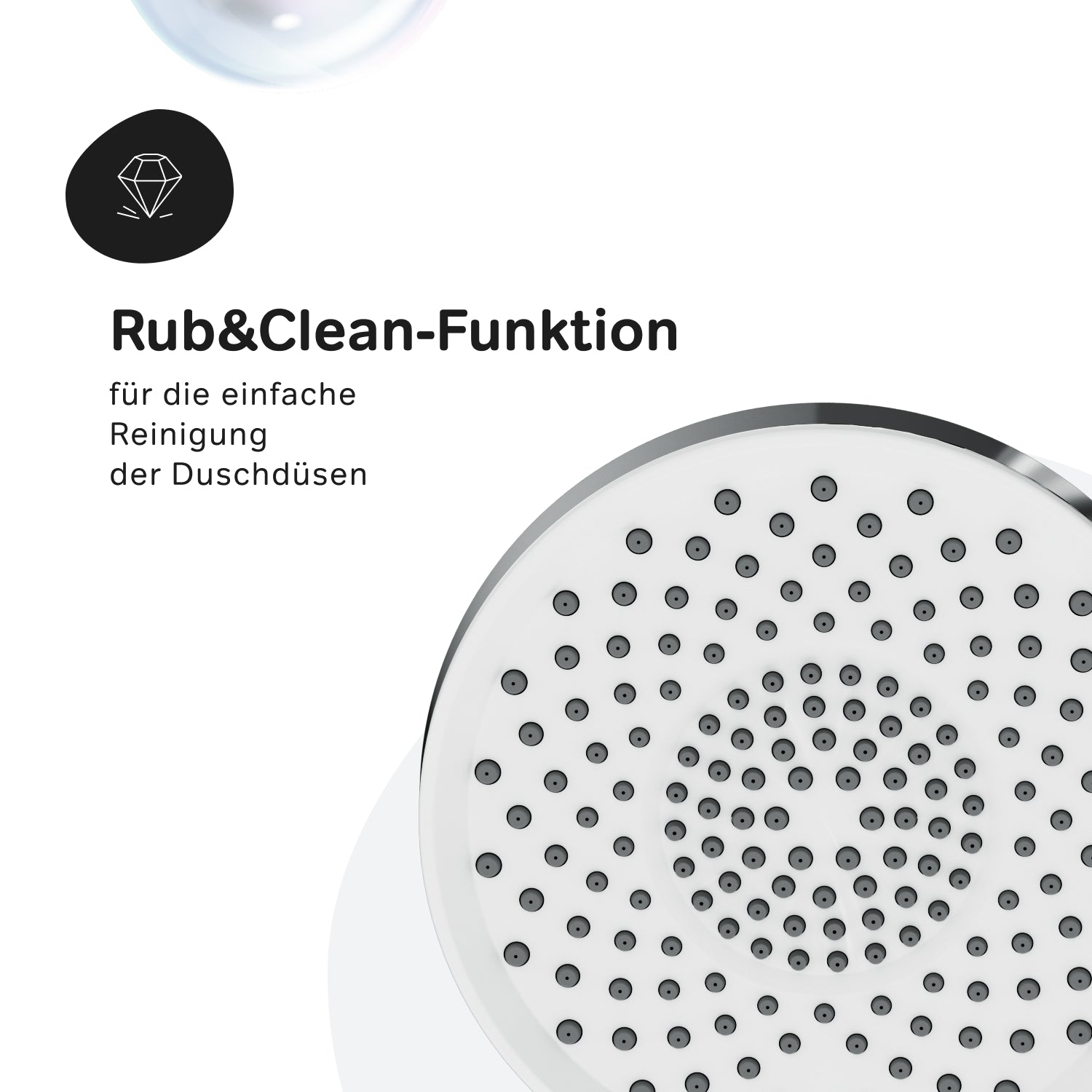 F0785A600 Duschsystem mit Regalmischer X-Joy Regendusche set Duschsäule