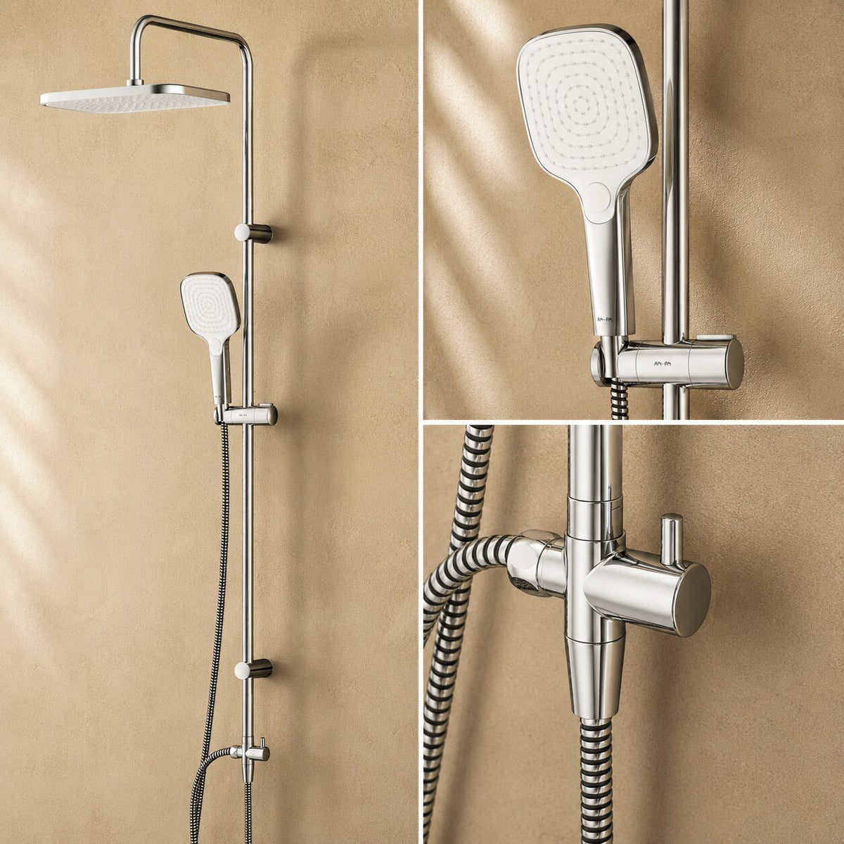 Système de douche ludique avec douche à effet pluie–F078W000