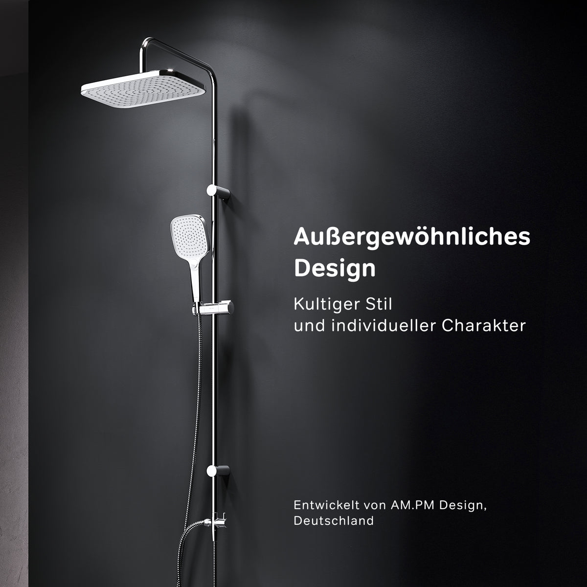 Système de douche ludique avec douche à effet pluie–F078W000