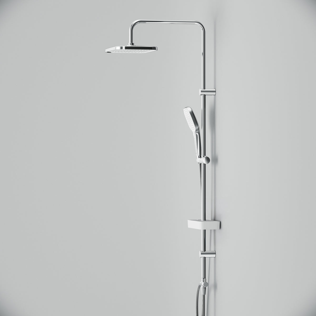 Duschsystem Play mit Regendusche und Duschablage – F078W203
