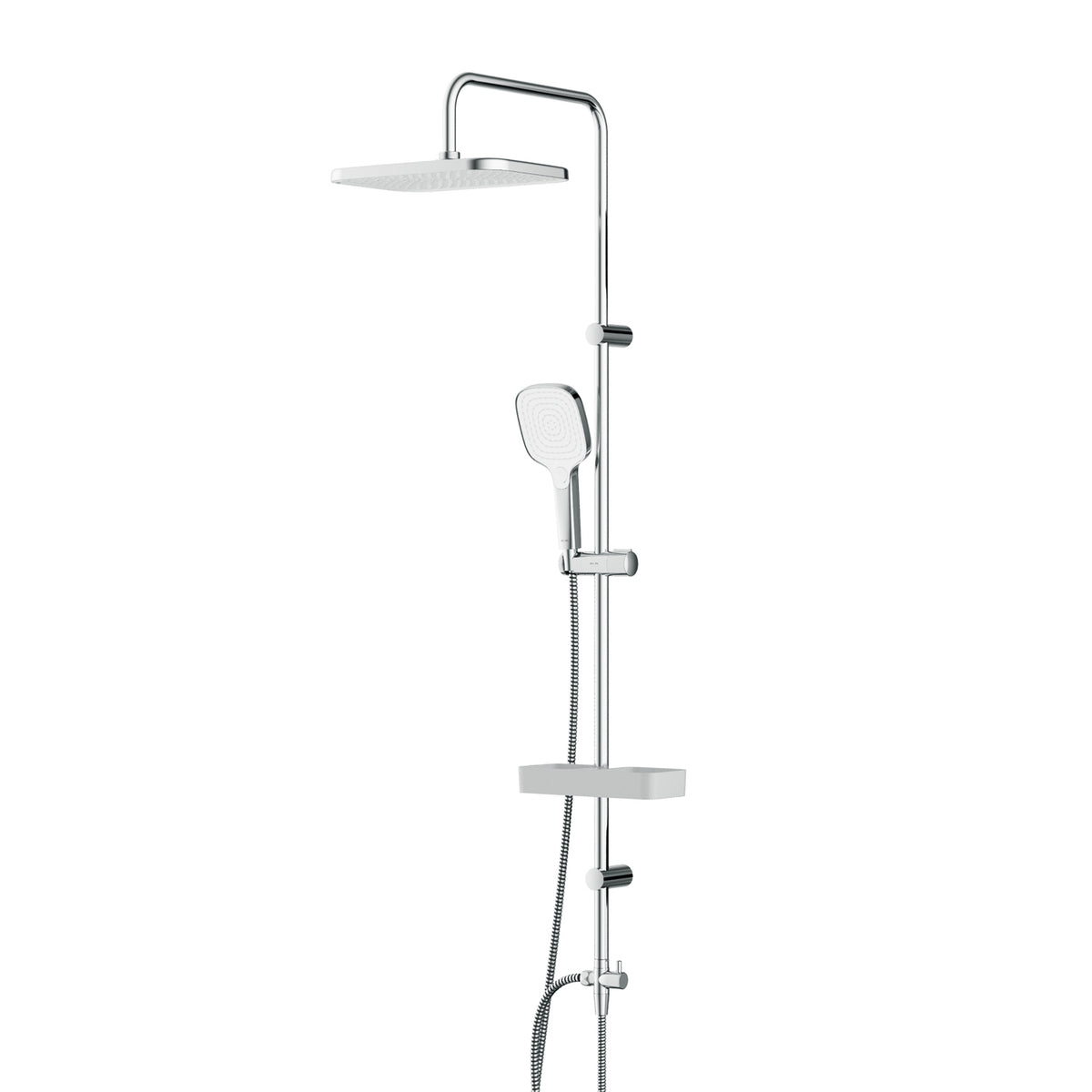 Duschsystem Play mit Regendusche und Duschablage – F078W203