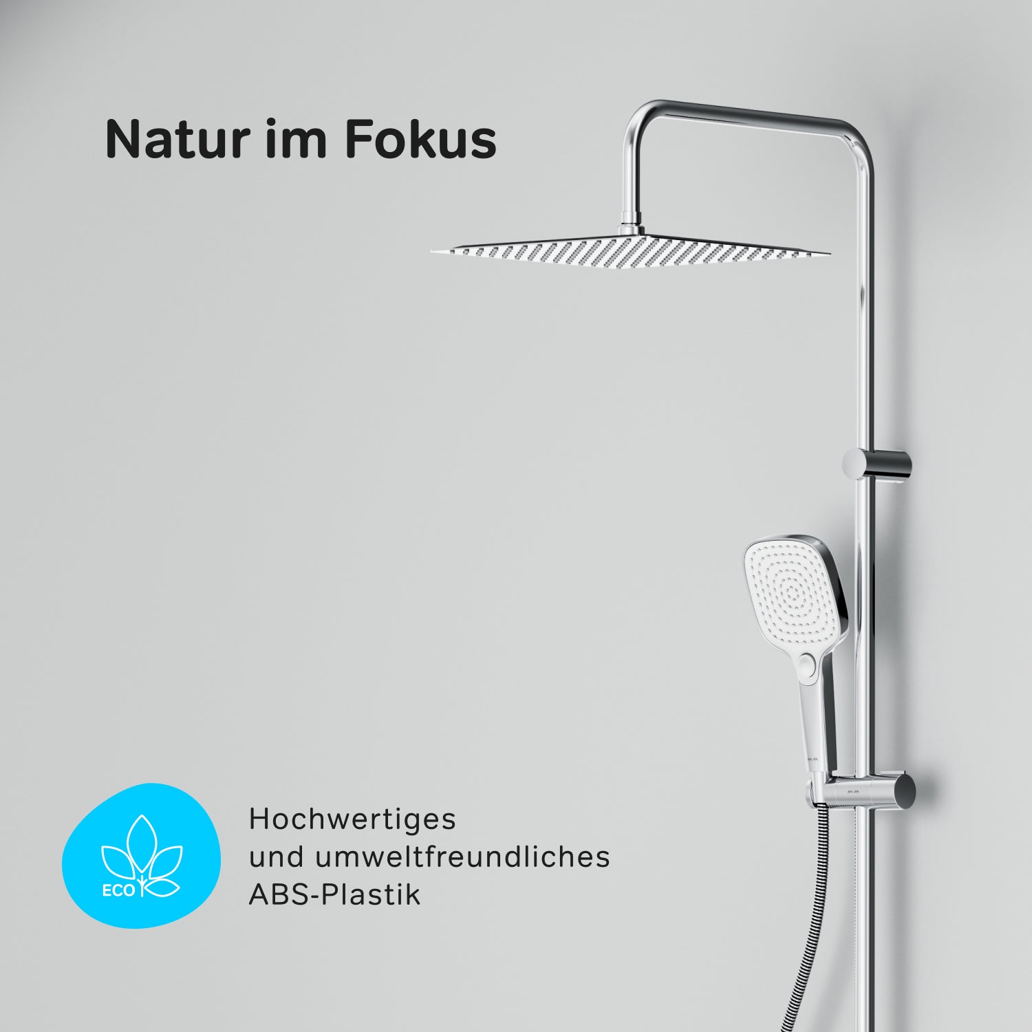 F078X000 Duschsystem Play Regendusche set Duschsäule