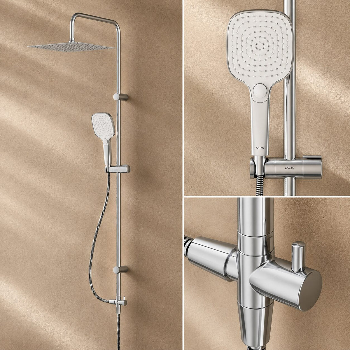 Système de douche ludique avec douche à effet pluie–F078X000