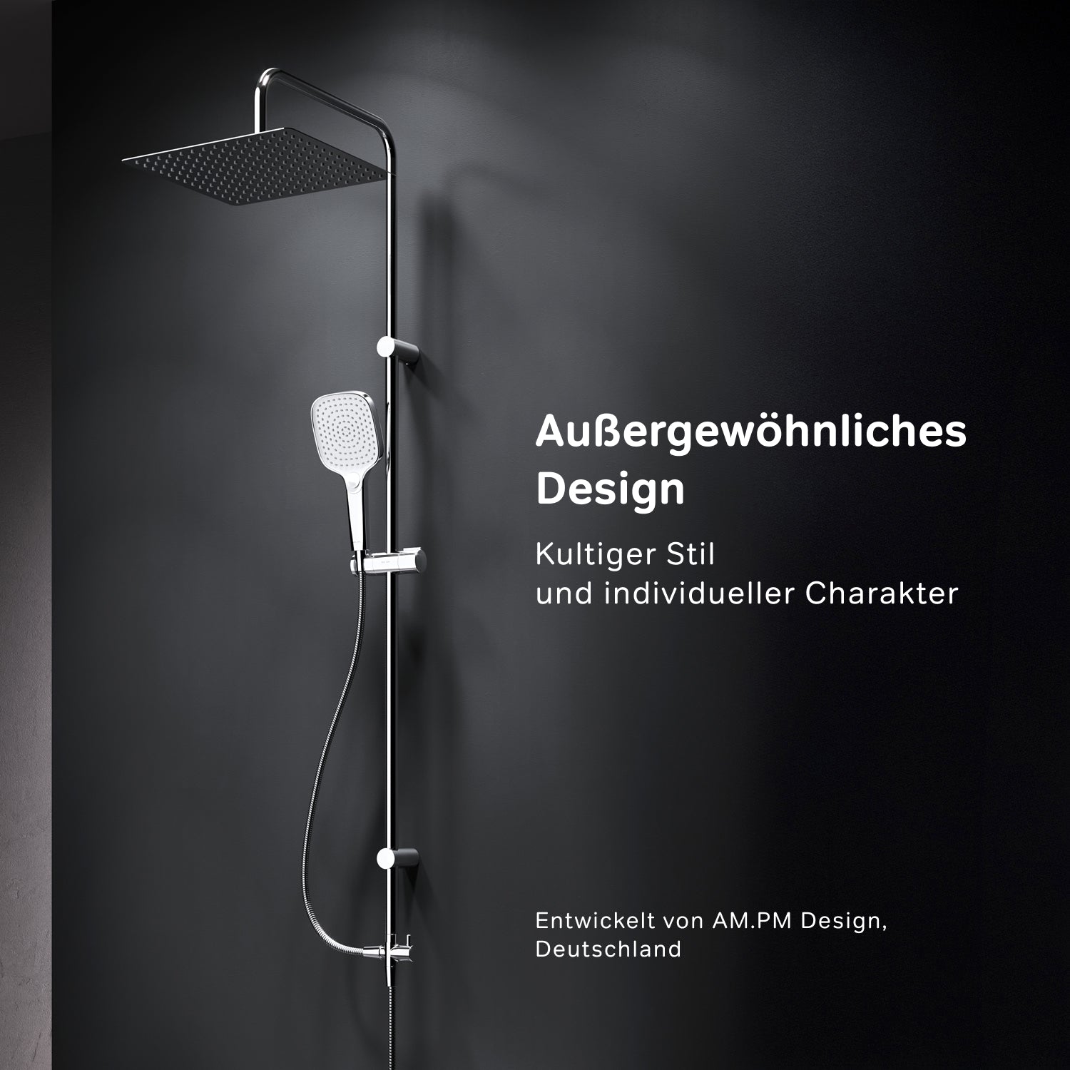 F078X000 Duschsystem Play Regendusche set Duschsäule