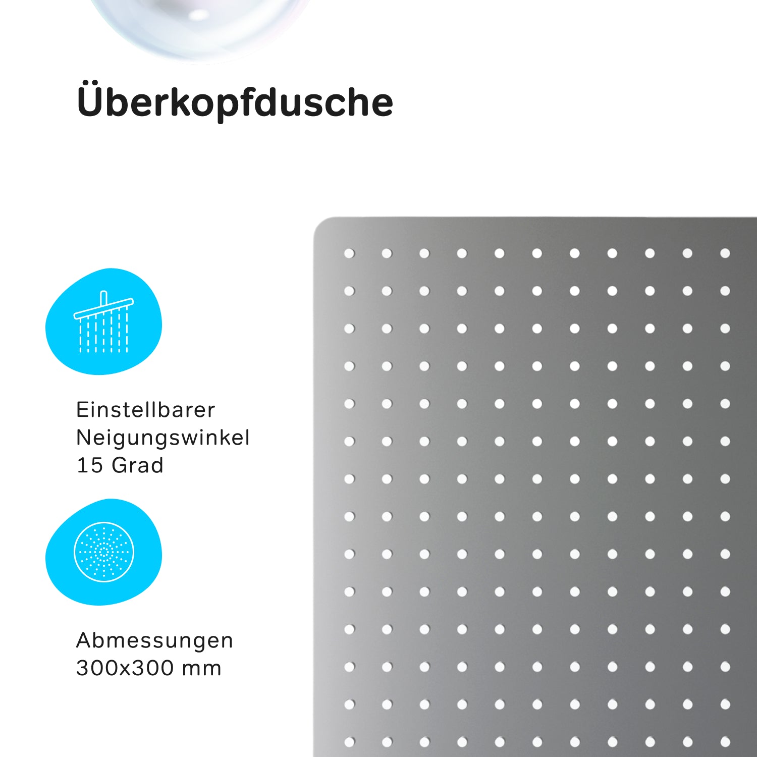F078X000 Duschsystem Play Regendusche set Duschsäule