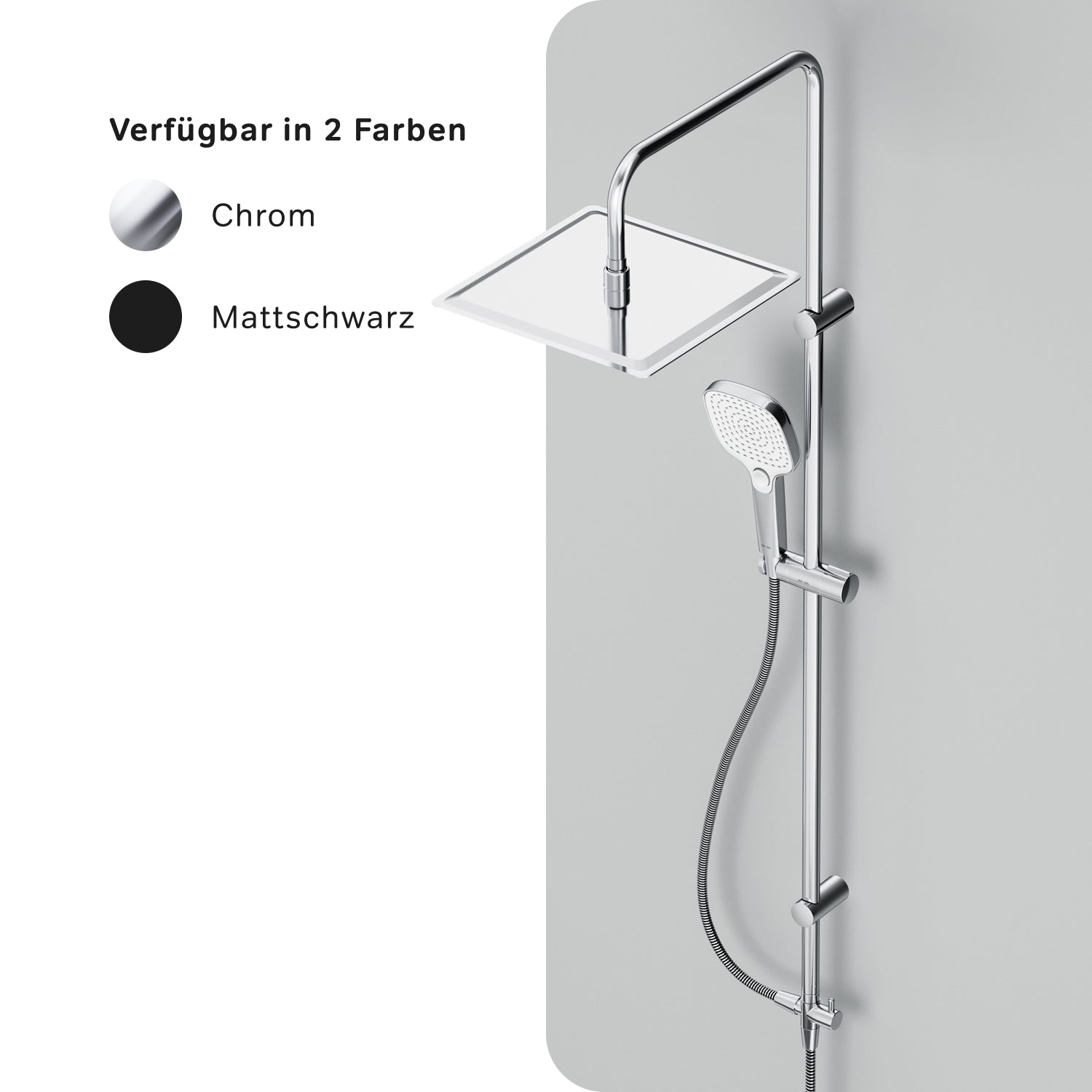 F078X000 Duschsystem Play Regendusche set Duschsäule