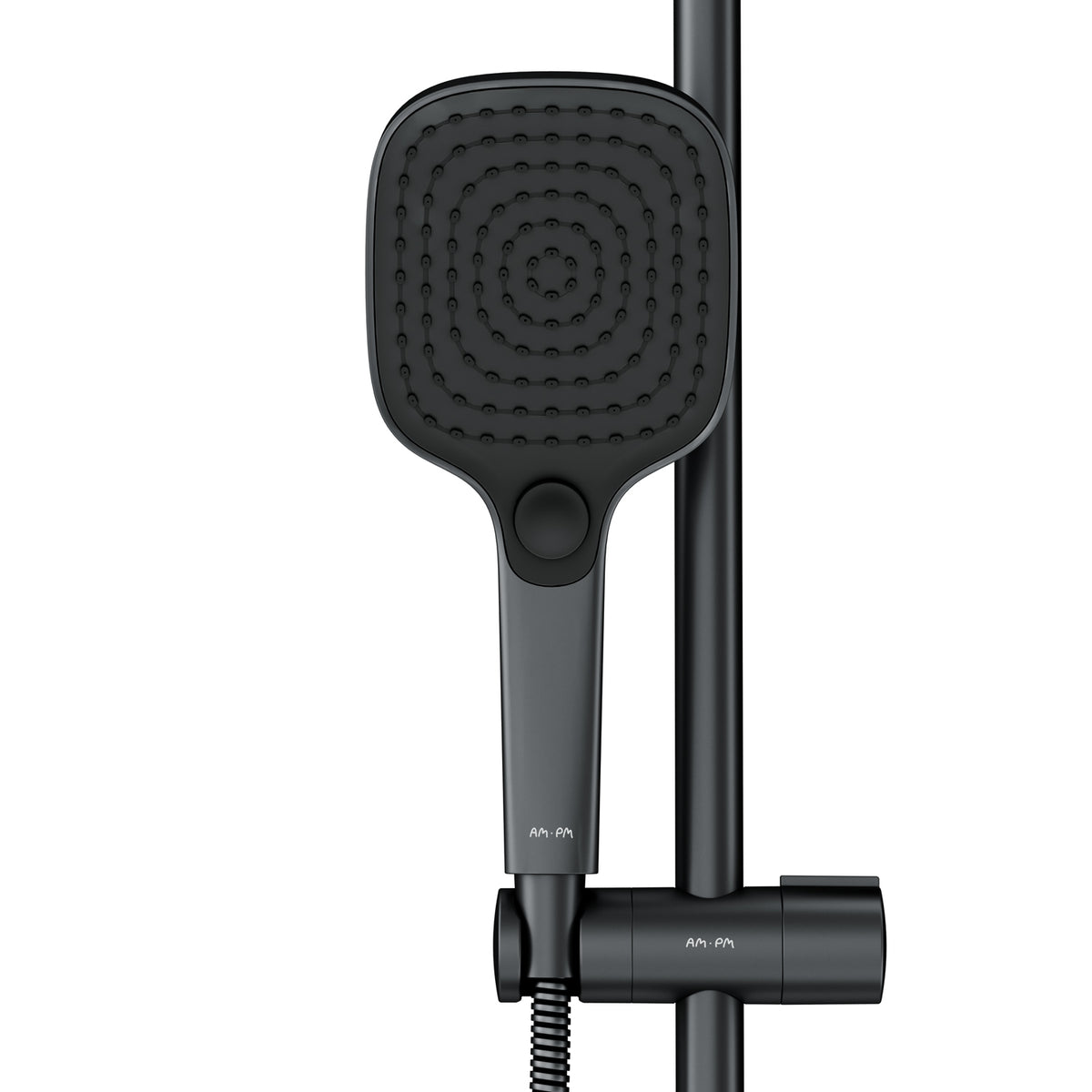 Duschsystem Play mit Regendusche und Duschablage, Schwarz – F078X222