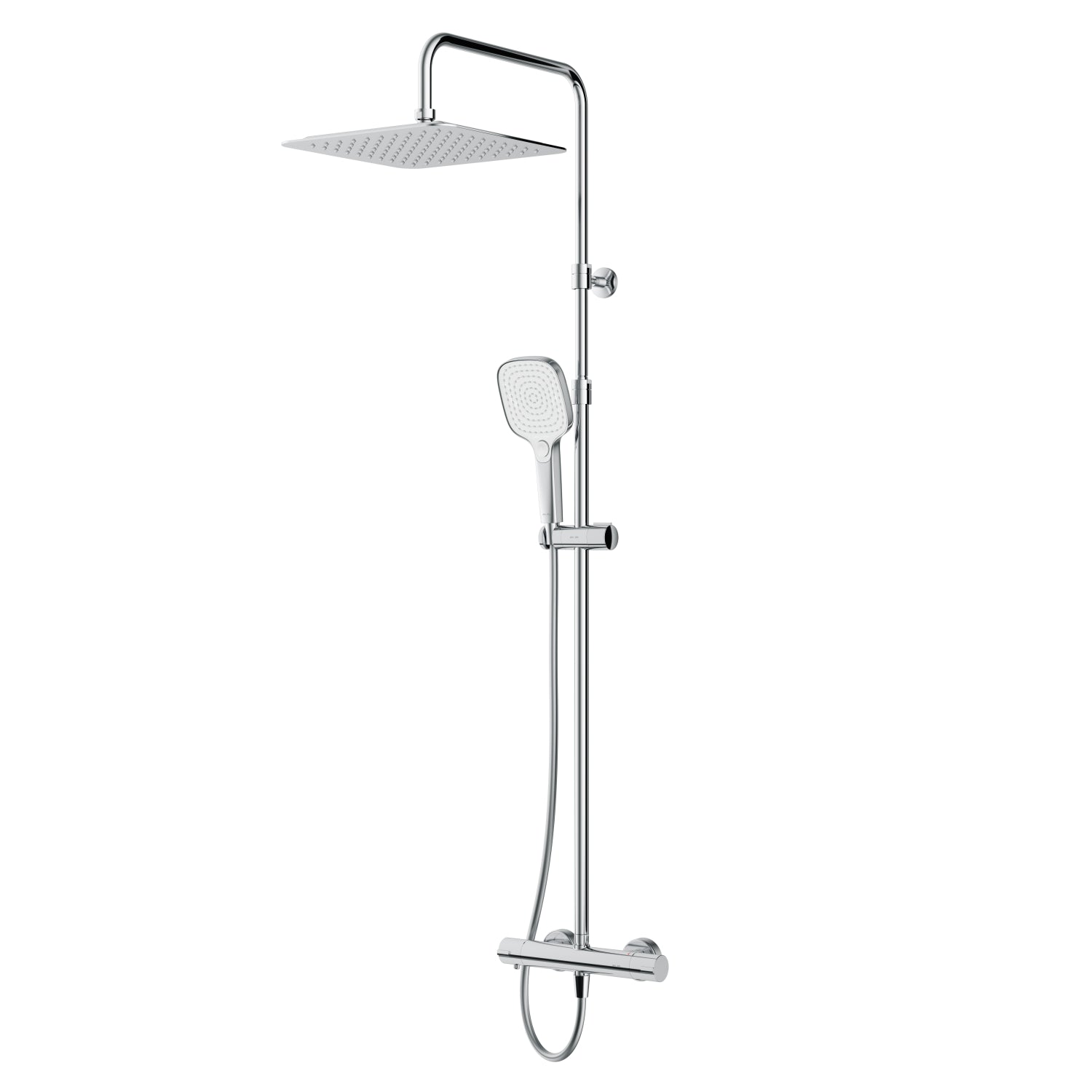 F078X400 Duschsystem mit Thermostat Duscharmatur Play Regendusche set Duschsäule