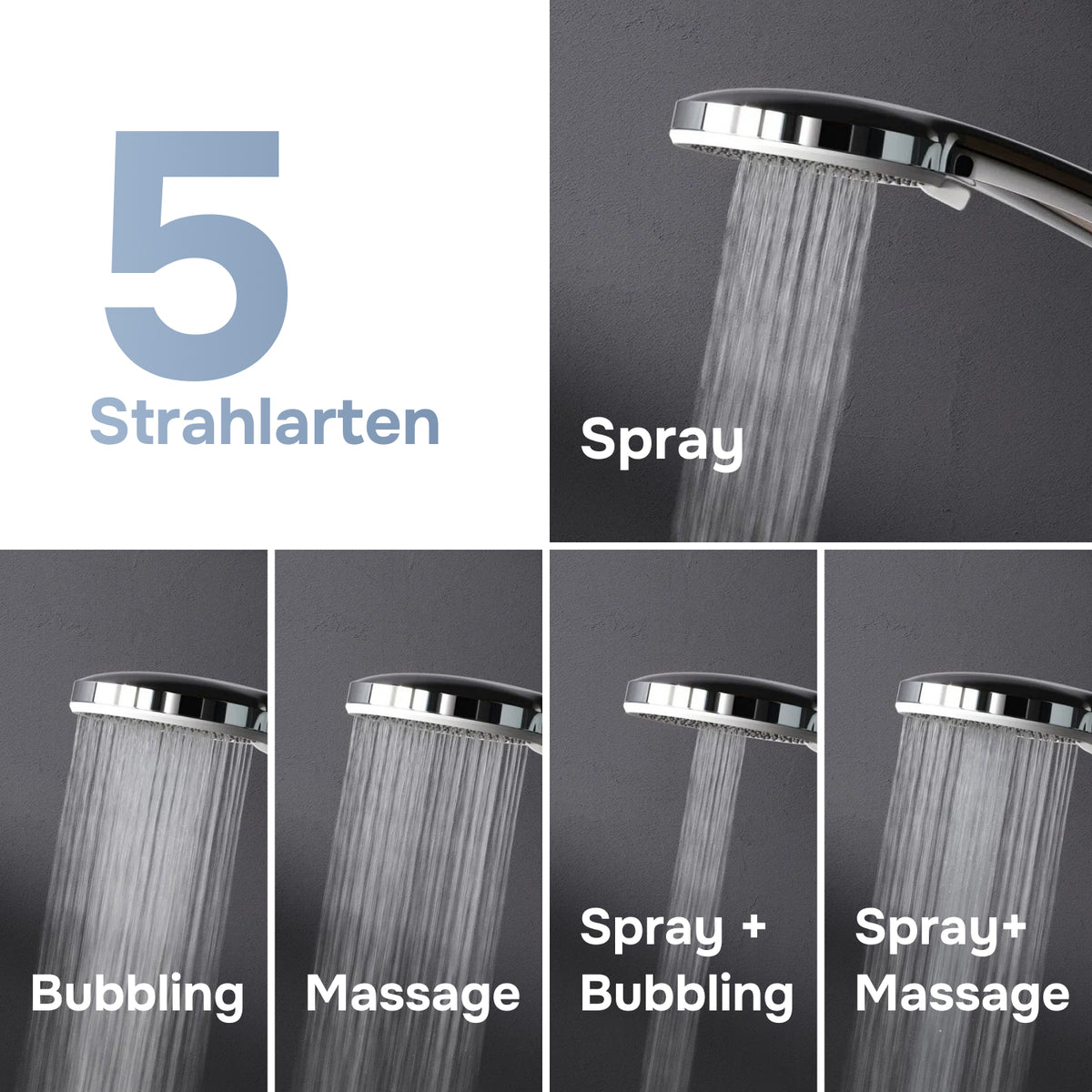 Système de douche ludique avec douche à effet pluie–F078Y000