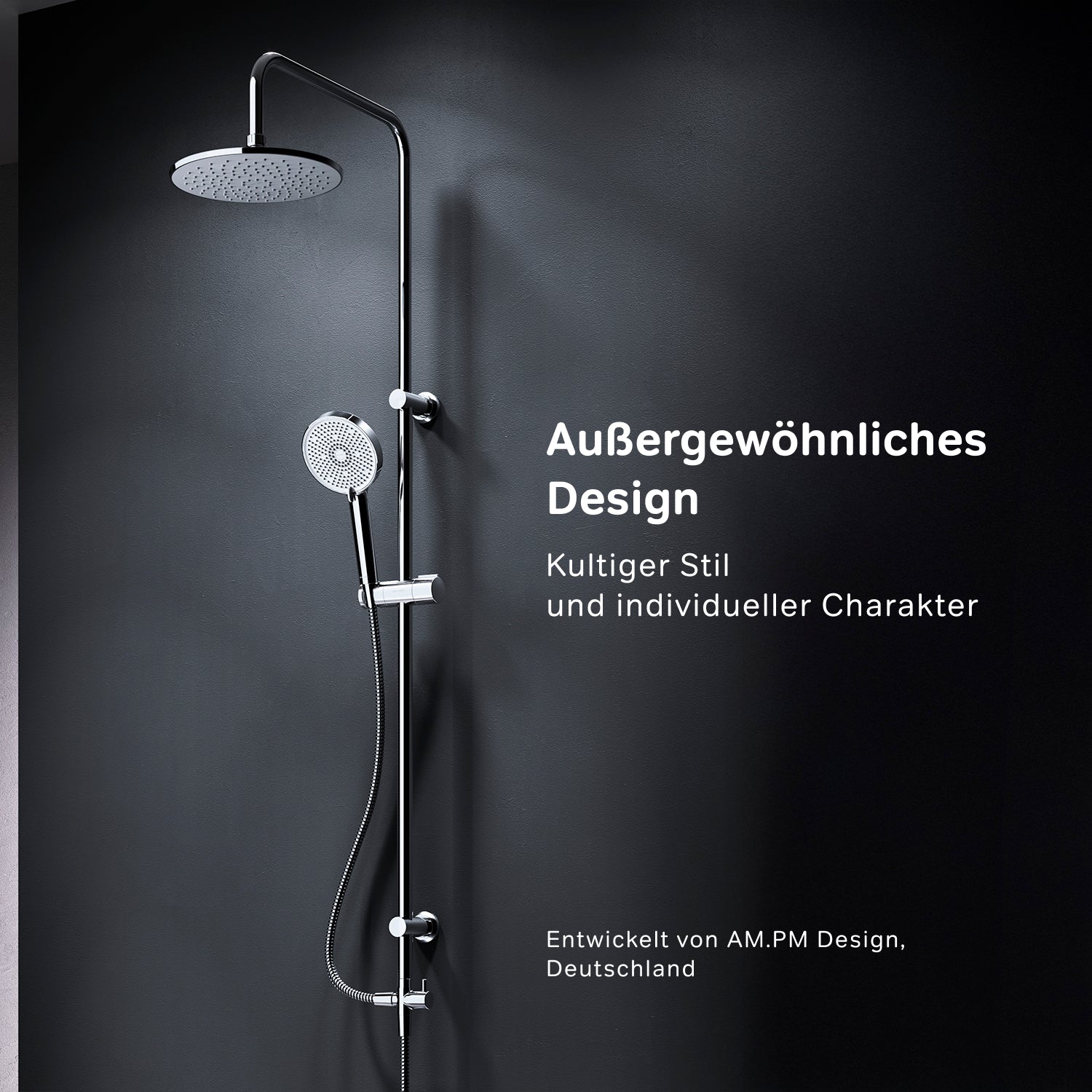 F078Y000 Duschsystem Play Regendusche set Duschsäule