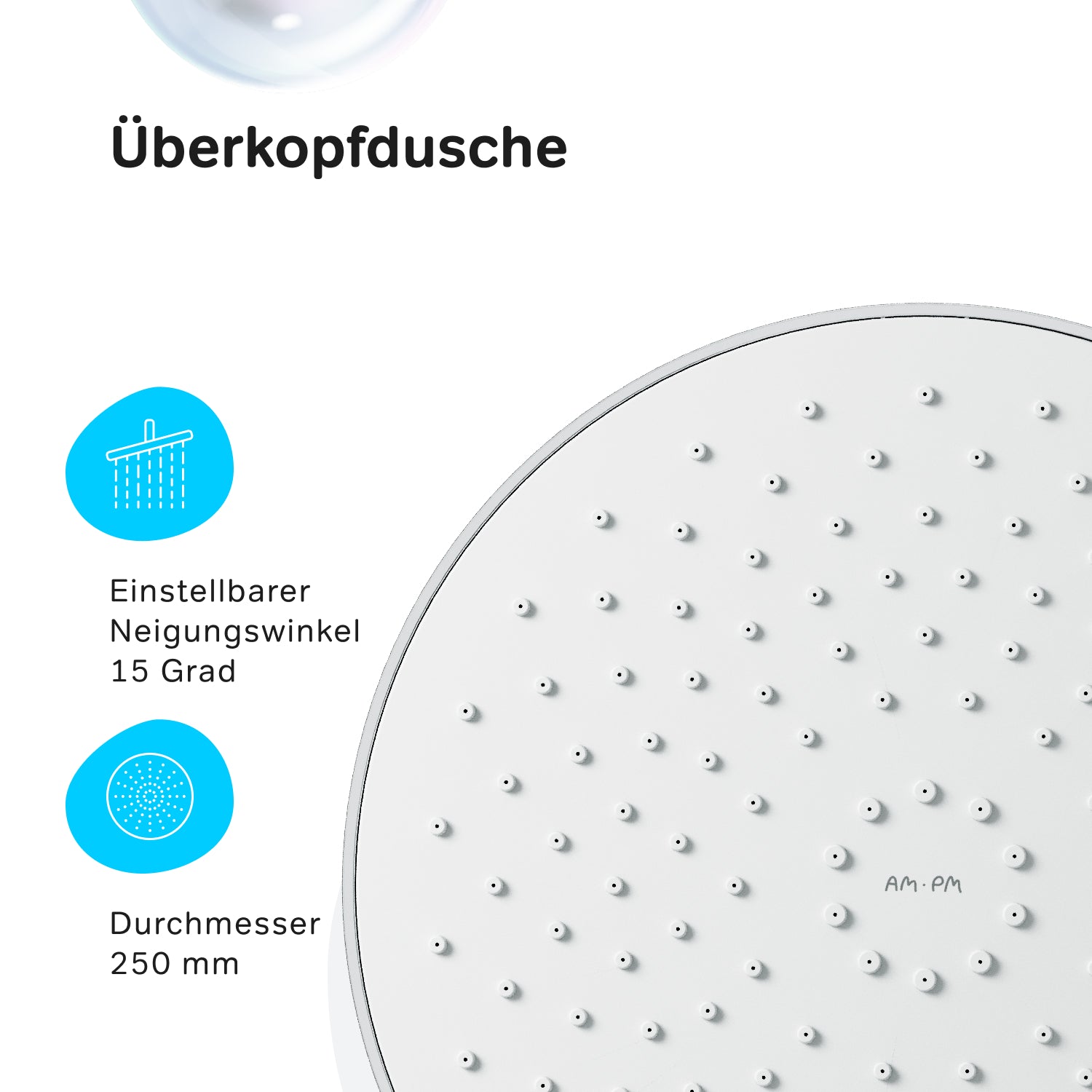 F078Y000 Duschsystem Play Regendusche set Duschsäule