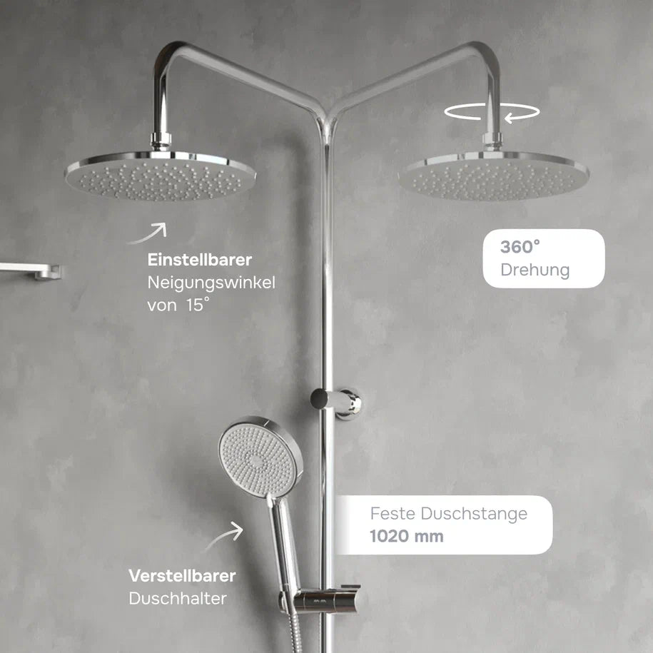Duschsystem Play mit Regendusche – F078Y000