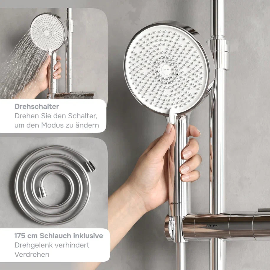 Duschsystem Play mit Regendusche – F078Y000