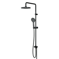 F0790022 Duschsystem Gem Regendusche set Duschsäule, Schwarz ampm-store.de