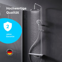 F079H700 Duschsystem mit Regalmischer Flash Regendusche set Duschsäule ampm-store.de