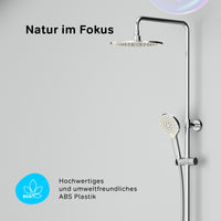 F07LA500 Like ShowerSpot mit Thermostat Armatur und Wanneneinlauf | Online Store von AM.PM