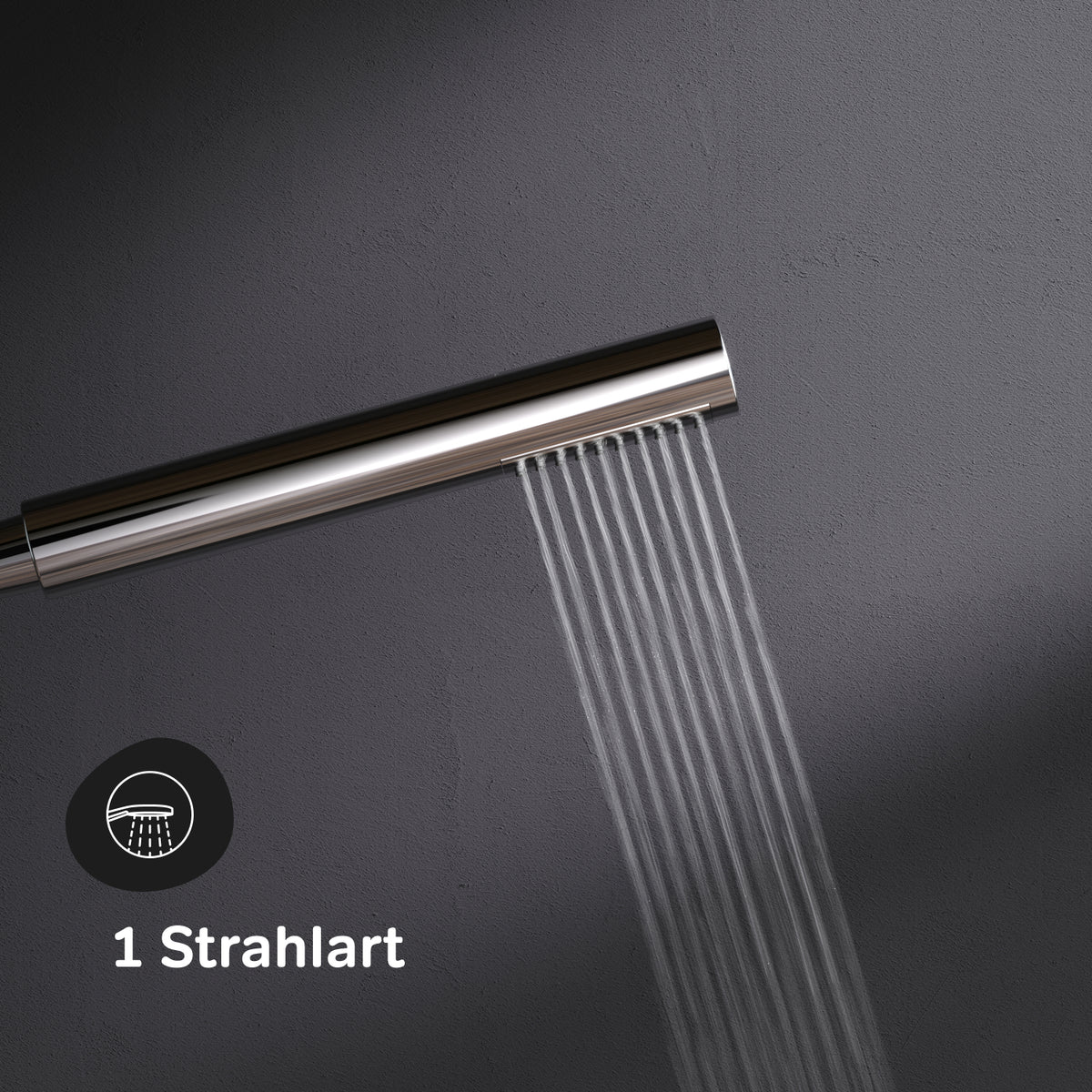 Système de douche à jets avec pommeau de douche effet pluie–F07PA000