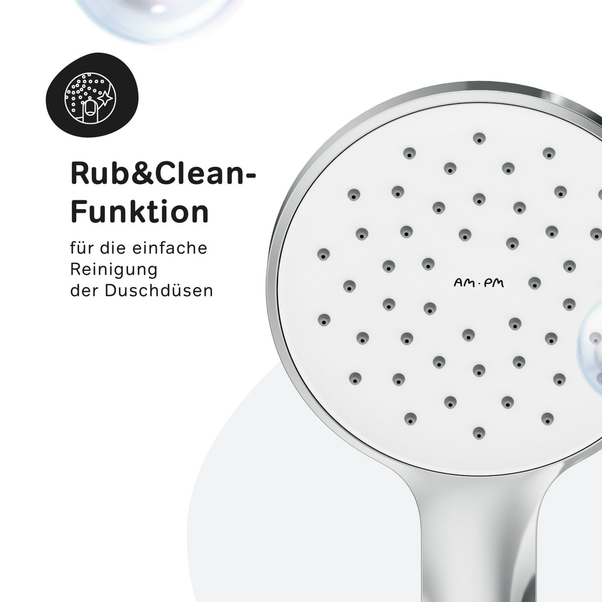F07TA000 Duschsystem Hit Regendusche set Duschsäule ampm-store.de