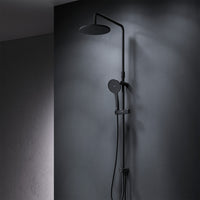 F07TA022 Duschsystem Hit Regendusche set Duschsäule, Schwarz ampm-store.de