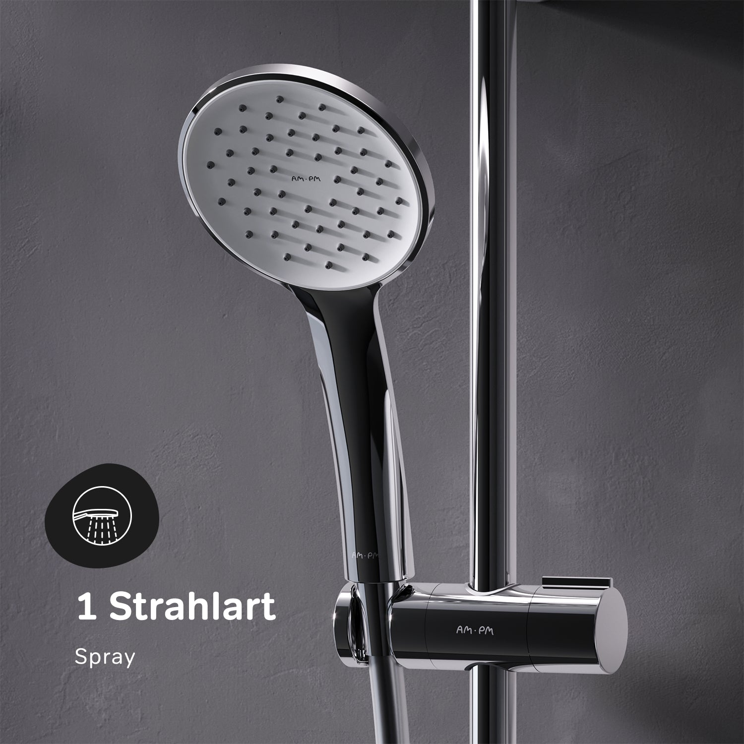 F07TA400 système de douche avec robinetterie thermostatique Hit set de douche à effet pluie colonne de douche