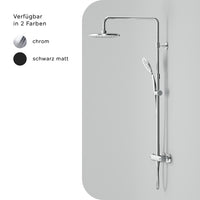 F07TA400 Duschsystem mit Thermostat Duscharmatur Hit Regendusche set Duschsäule ampm-store.de