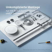 F07XA400 Duschsystem mit Thermostat Duscharmatur X-Joy Regendusche set Duschsäule ampm-store.de