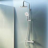 F07XA400 Duschsystem mit Thermostat Duscharmatur X-Joy Regendusche set Duschsäule ampm-store.de