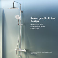 F07XA400 Duschsystem mit Thermostat Duscharmatur X-Joy Regendusche set Duschsäule ampm-store.de