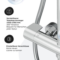 F07XA400 Duschsystem mit Thermostat Duscharmatur X-Joy Regendusche set Duschsäule ampm-store.de