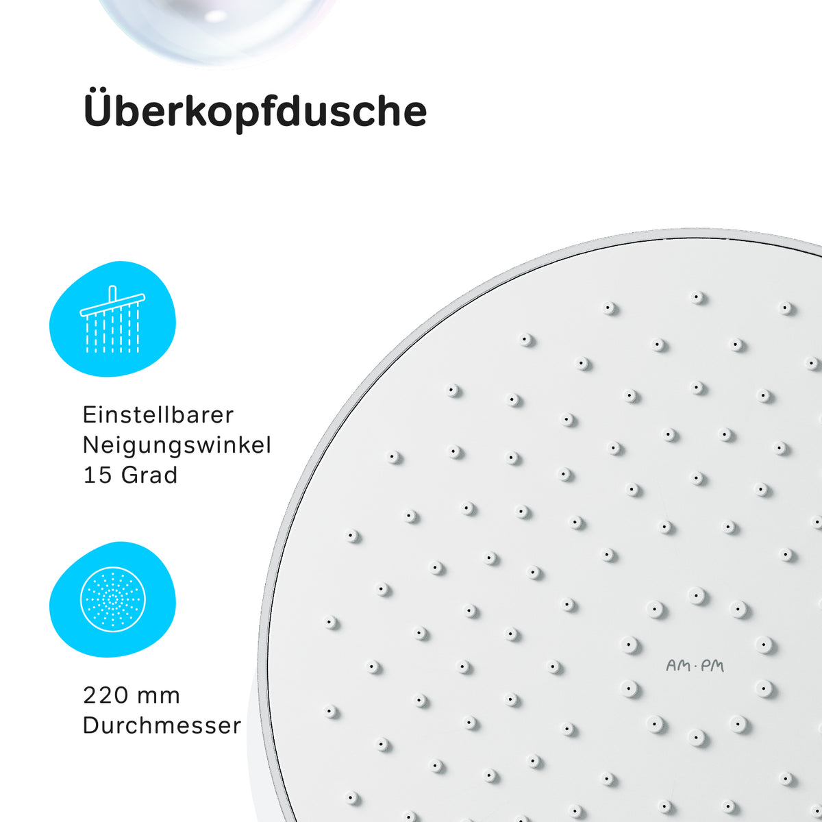 Système de douche X-Joy S avec thermostat et douche à effet pluie–F07XB300