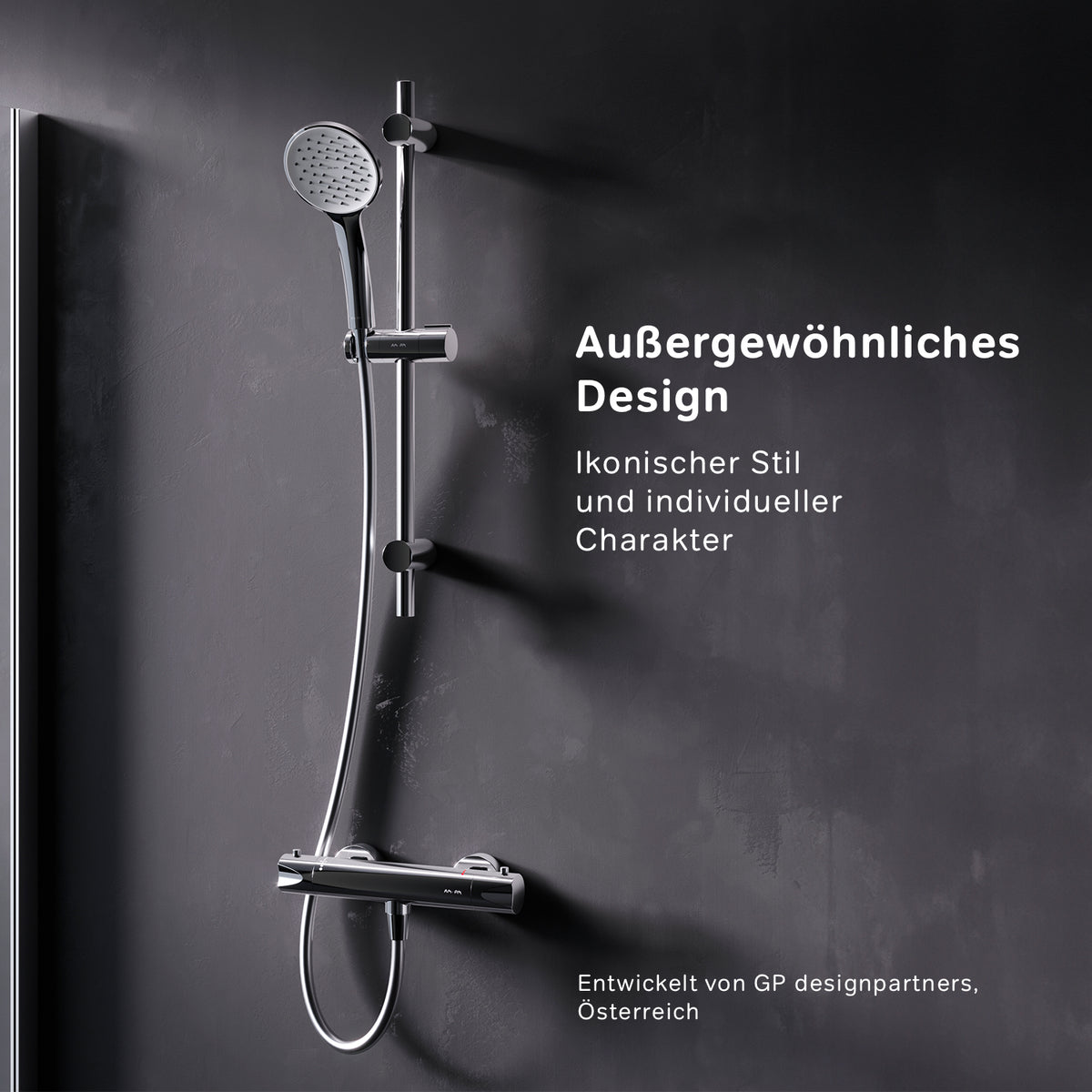 F408TA46 Hit Armaturen-Set: Thermostat Duscharmatur und Duschset ampm-store.de