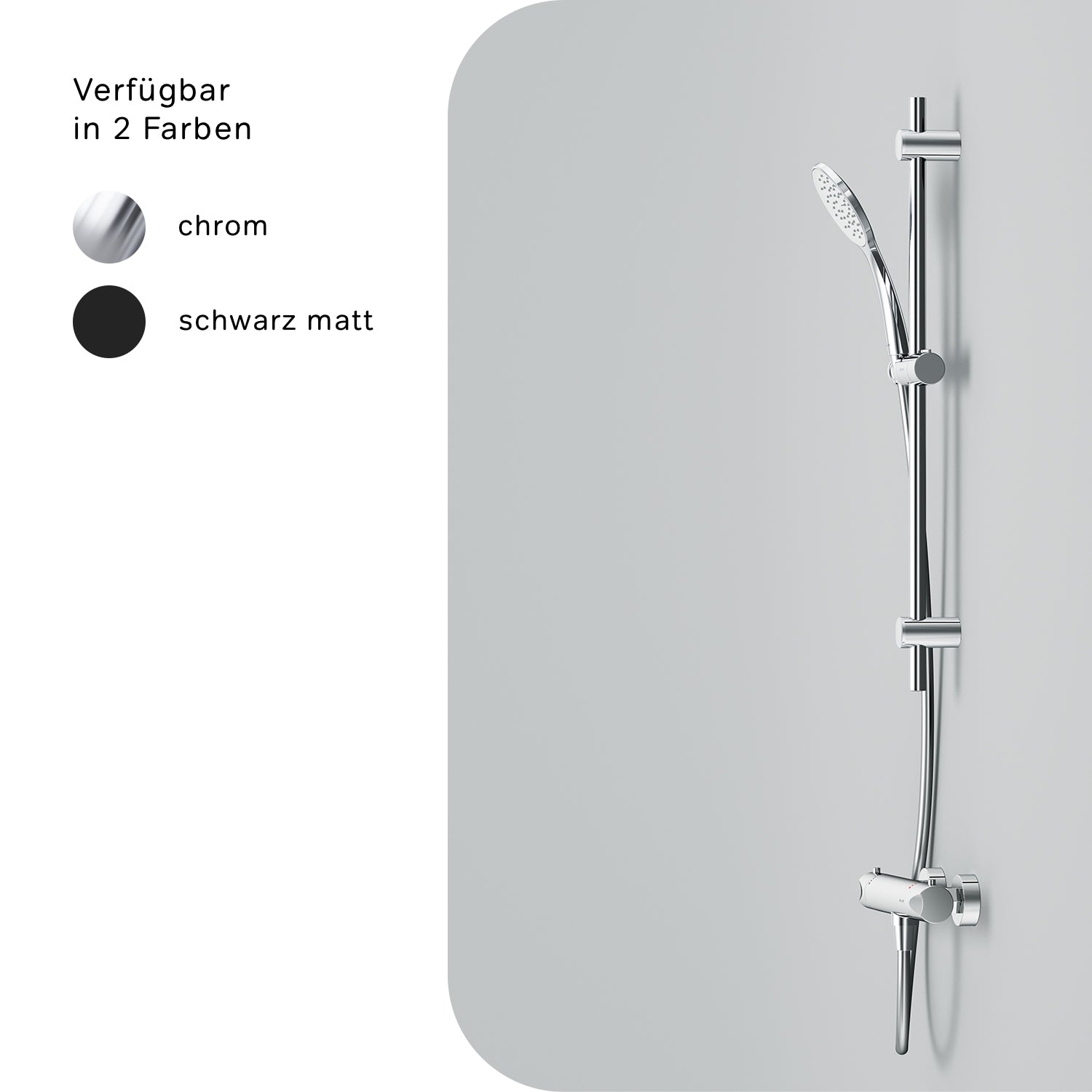 F408TA46 Hit Armaturen-Set: Thermostat Duscharmatur und Duschset ampm-store.de