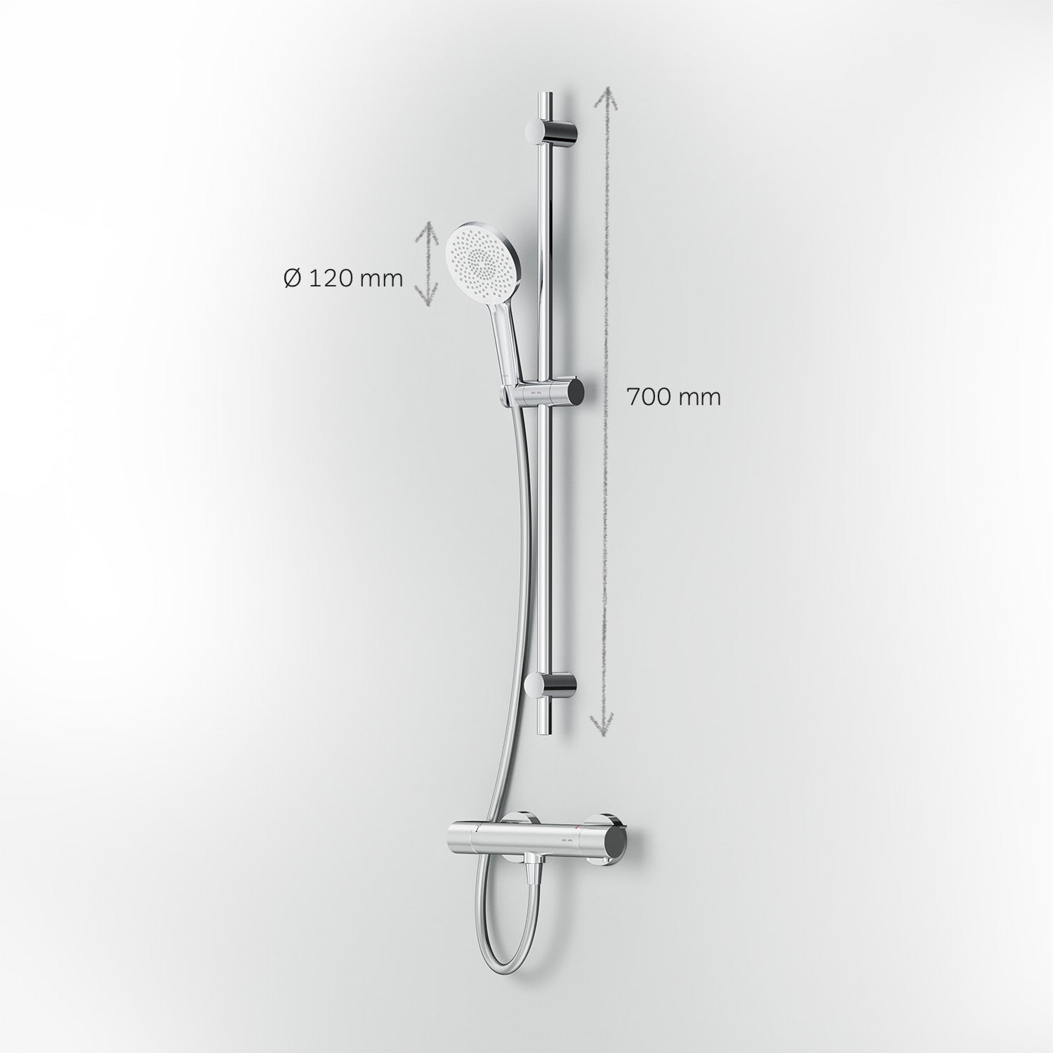 F408XA46 X-Joy Armaturen-Set: Thermostat Duscharmatur und Duschset ampm-store.de