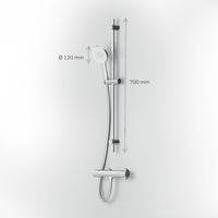 F408XA46 X-Joy Armaturen-Set: Thermostat Duscharmatur und Duschset ampm-store.de