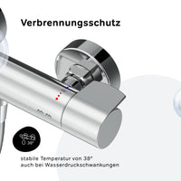 F408XA46 X-Joy Armaturen-Set: Thermostat Duscharmatur und Duschset ampm-store.de