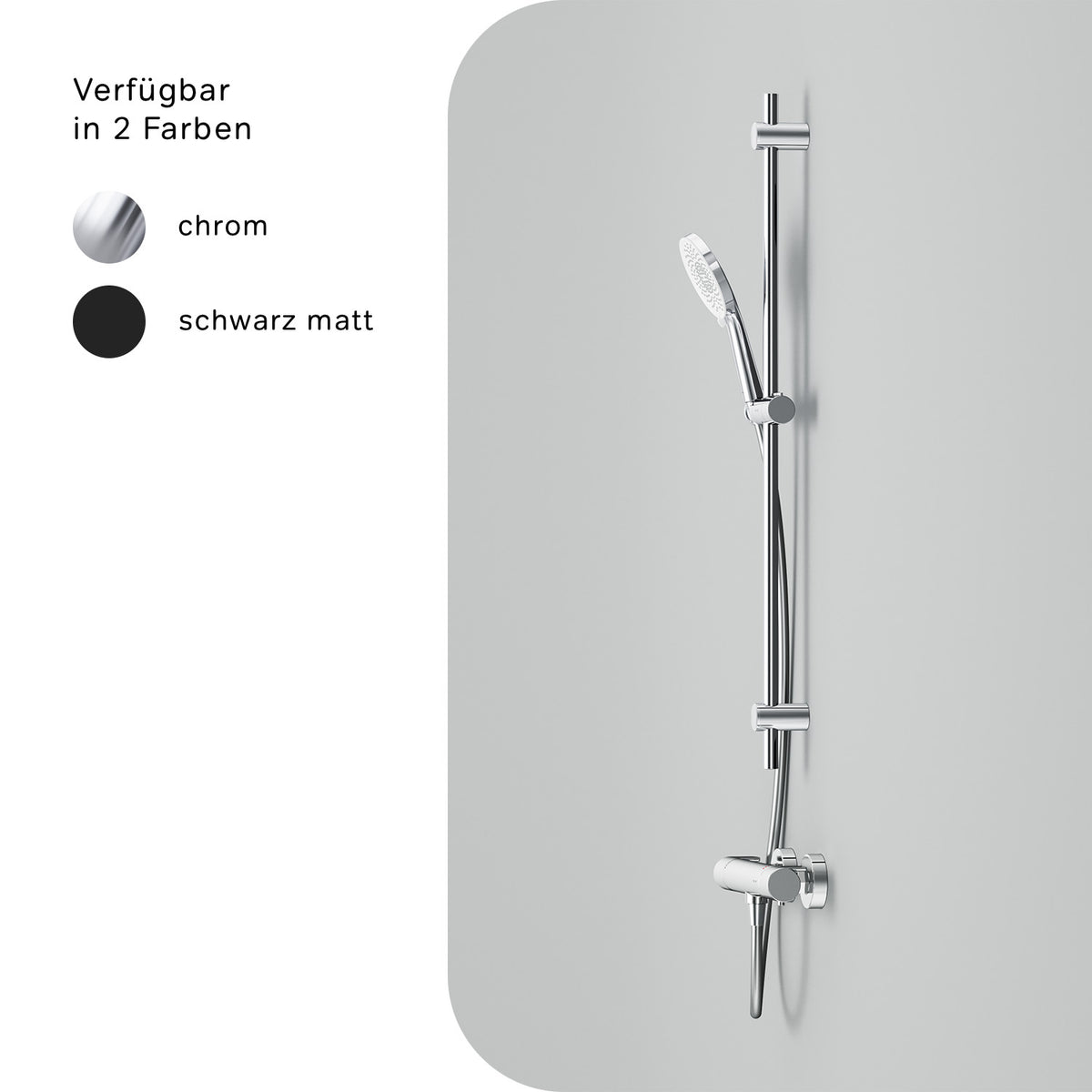 F408XA46 X-Joy Armaturen-Set: Thermostat Duscharmatur und Duschset ampm-store.de