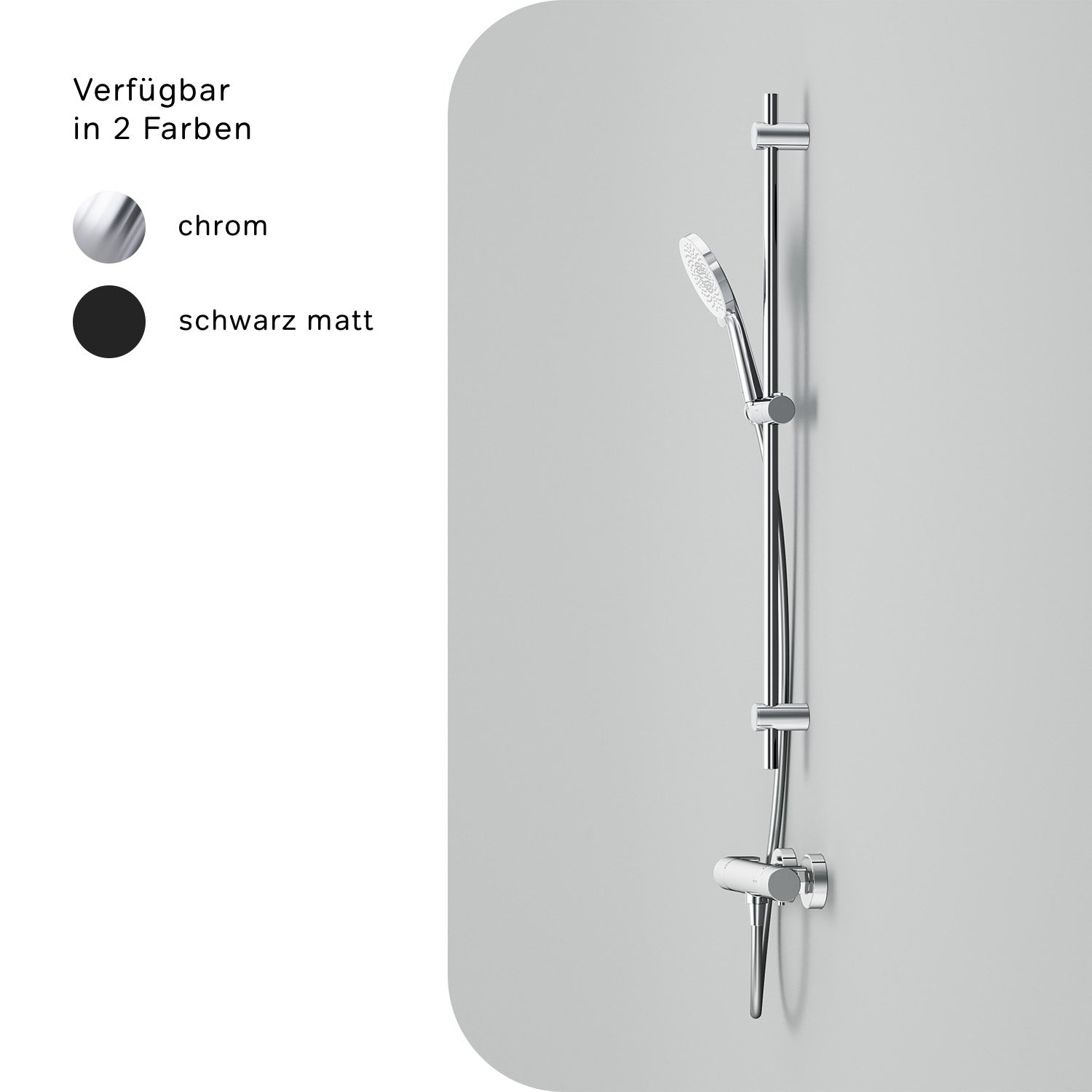 F408XA46 X-Joy Ensemble de douche: robinet de douche thermostatique et ensemble de douche