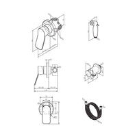 F40HXA00 Hygienikset X-Joy Bidet Set Bidet Handbrause ampm-store.de
