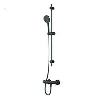 F428TA46 Hit Armaturen-Set: Thermostat Duscharmatur und Duschset, schwarz ampm-store.de