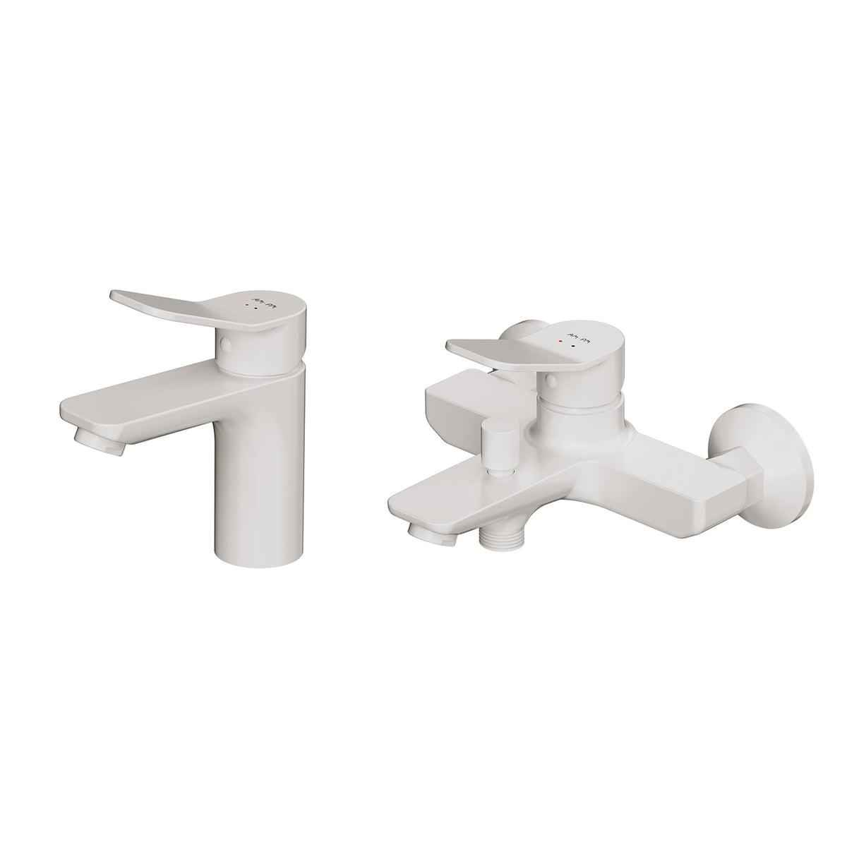 F438XA39 X-Joy Armaturen-Set: Einhebel-Waschtischarmatur und Wannenarmatur/Brausearmatur ampm-store.de