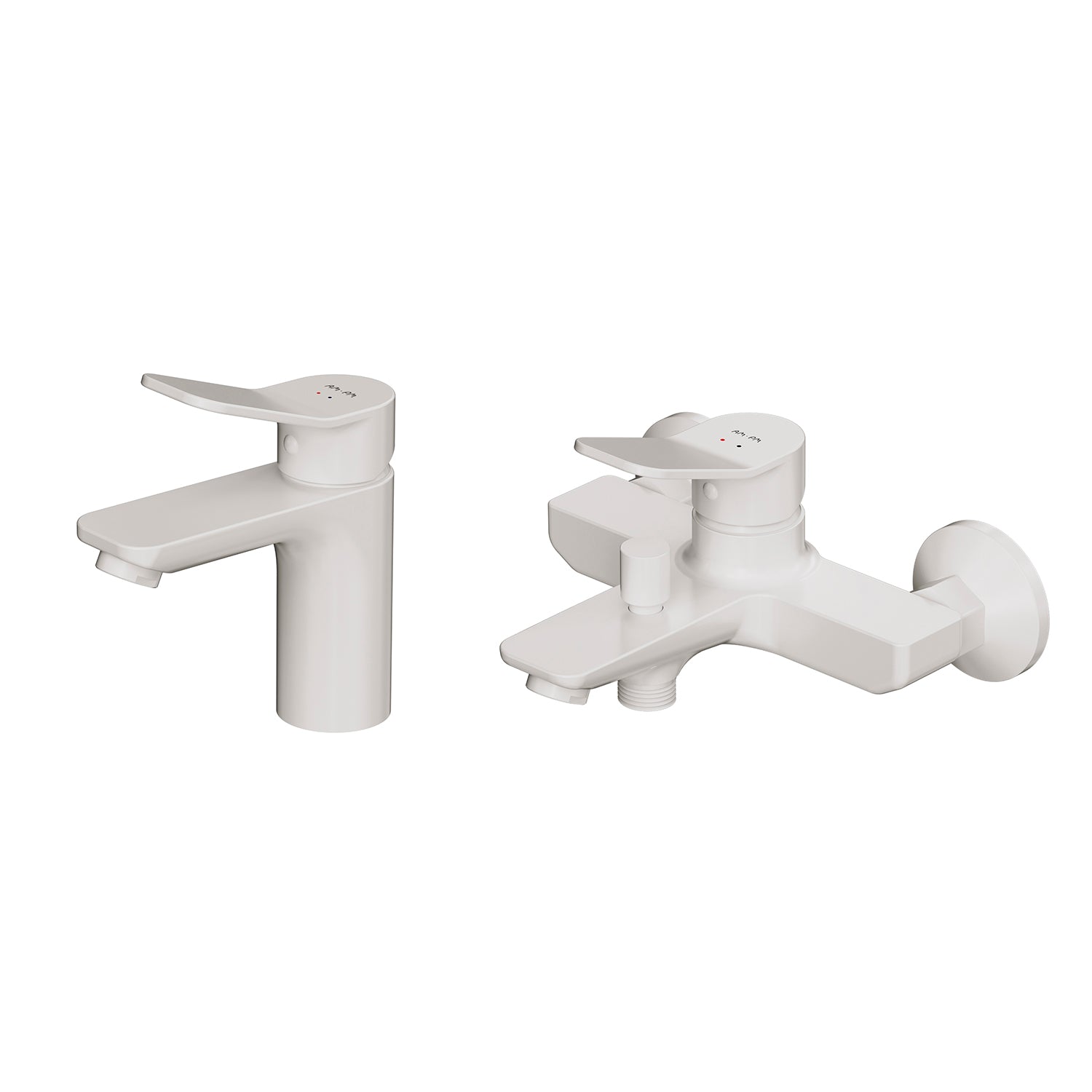 F438XA39 X-Joy Armaturen-Set: Einhebel-Waschtischarmatur und Wannenarmatur/Brausearmatur ampm-store.de