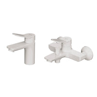 F438XA39 X-Joy Armaturen-Set: Einhebel-Waschtischarmatur und Wannenarmatur/Brausearmatur ampm-store.de