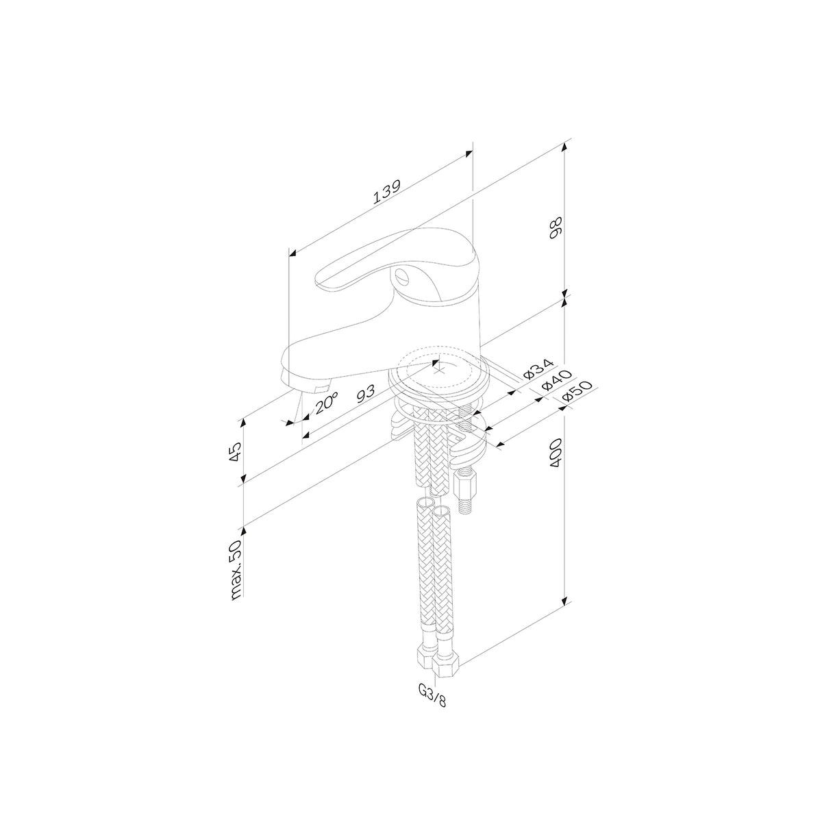 Robinet de lavabo Play–F8302100