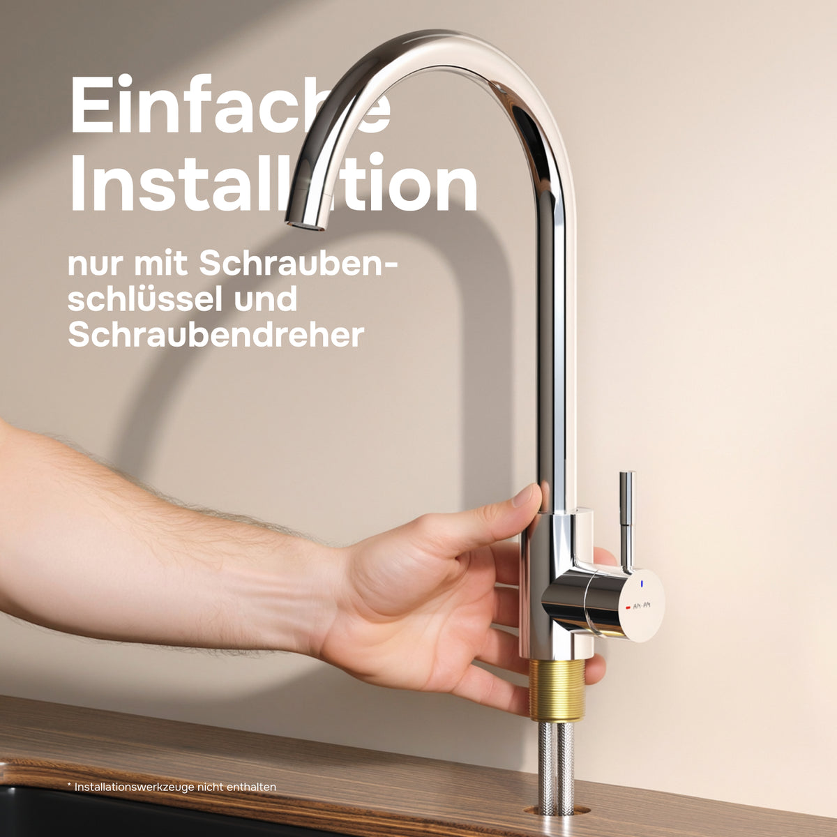 Robinet de cuisine X-Joy S avec bec pivotant et EcoStart–F85B07100