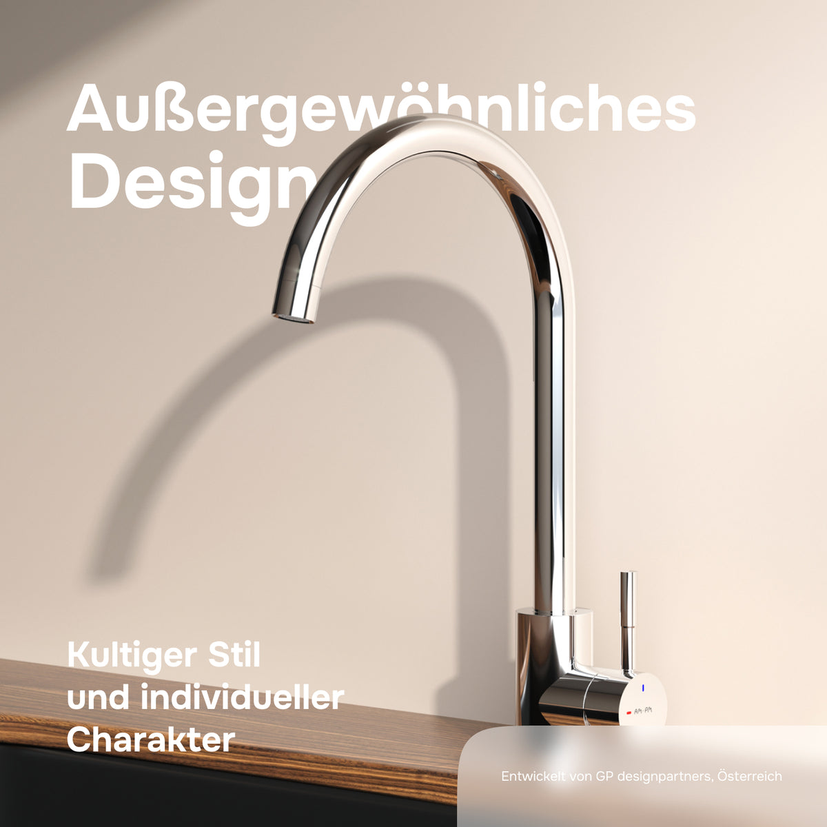 Robinet de cuisine X-Joy S avec bec pivotant et EcoStart–F85B07100