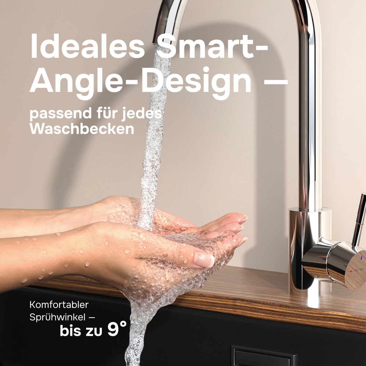 Robinet de cuisine X-Joy S avec bec pivotant et EcoStart–F85B07100