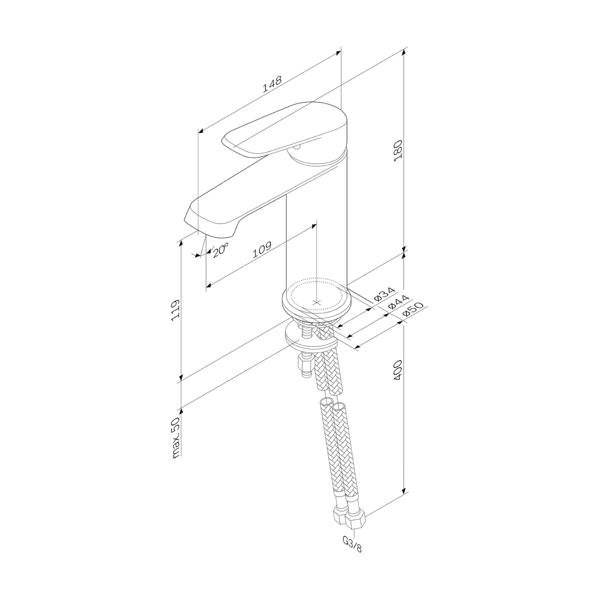 Robinet de lavabo Func–F8F02100