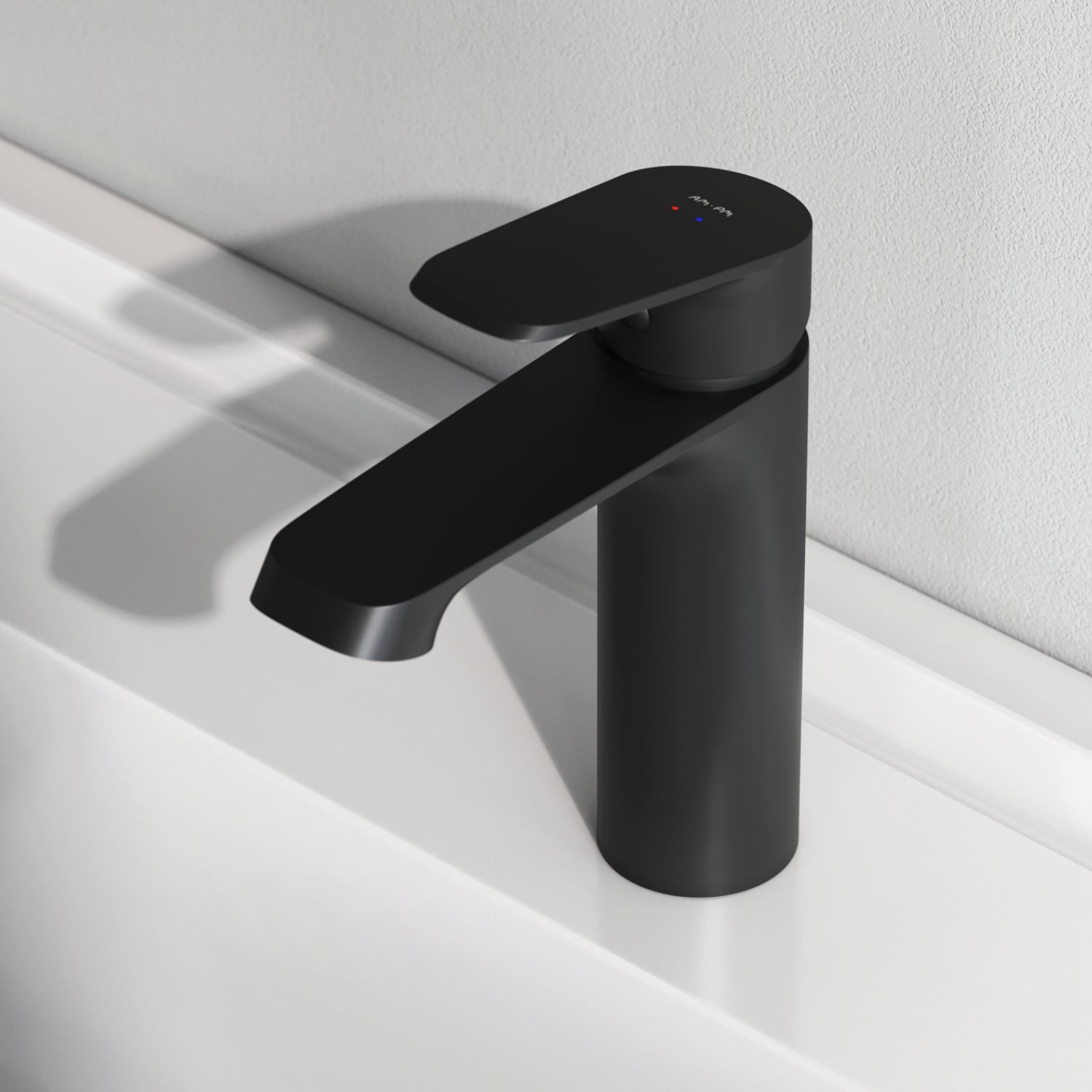 F8F02122 Bad Armatur Func Waschtischarmatur Wasserhahn, Schwarz