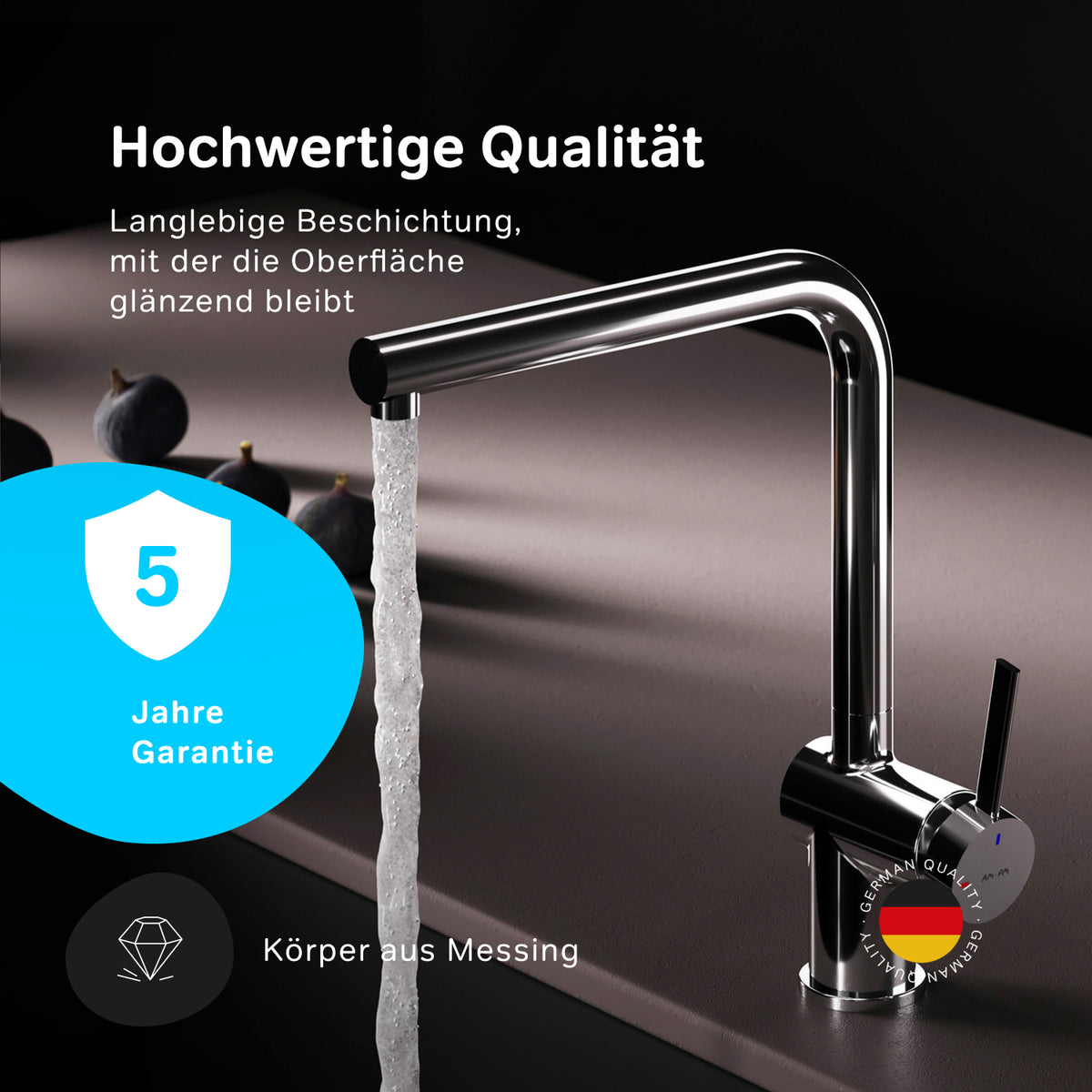 Robinet de cuisine Func avec bec pivotant–F8F05000