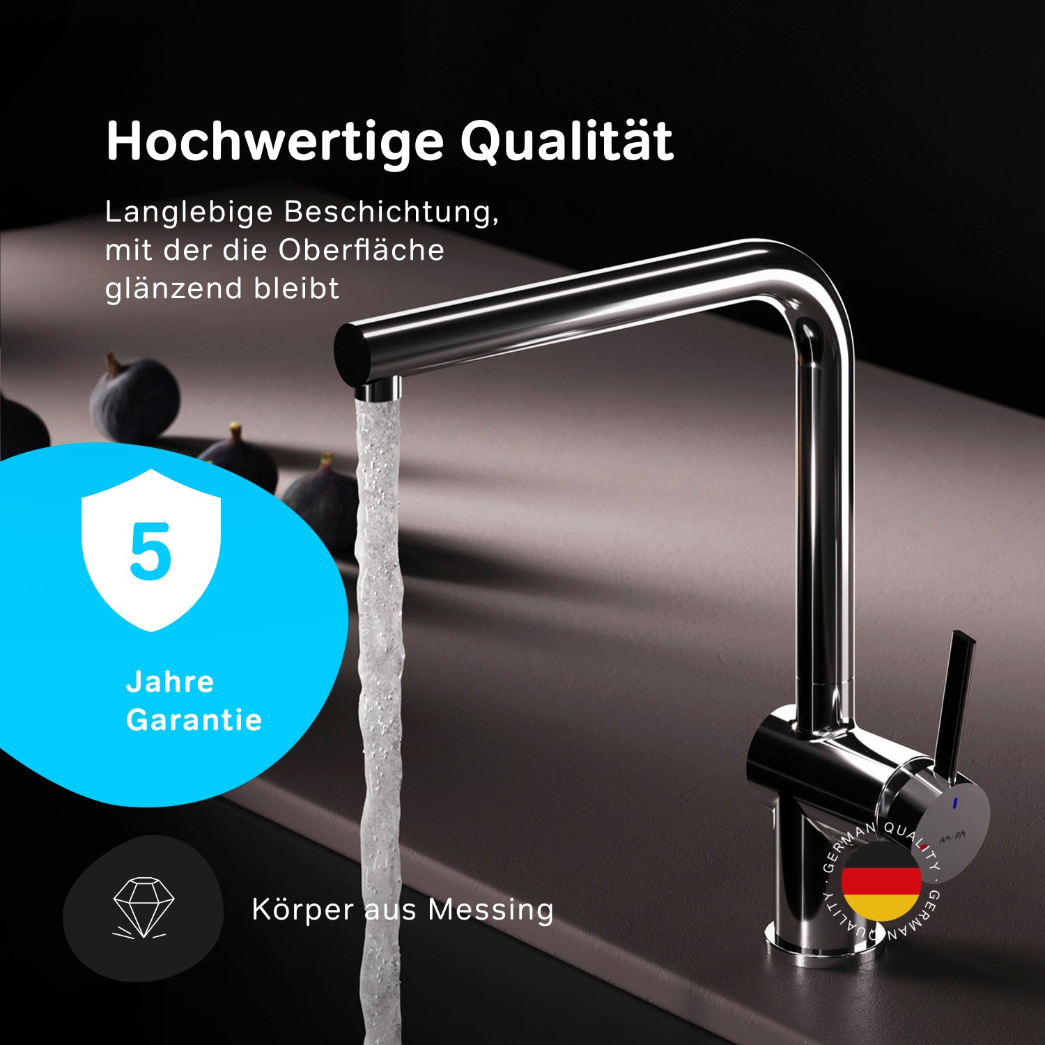 F8F05000 Küchenarmatur Func Spültischarmatur Küche Spültisch-Einhebelmischer